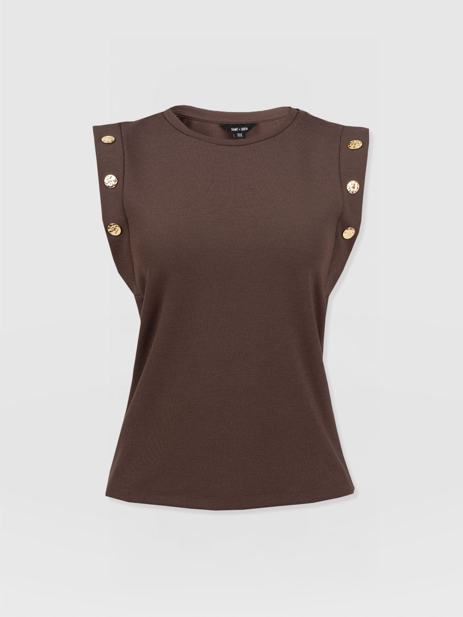 Rowan Tee - Brown - Molten - Women's T-shirts | Saint + Sofia? USA